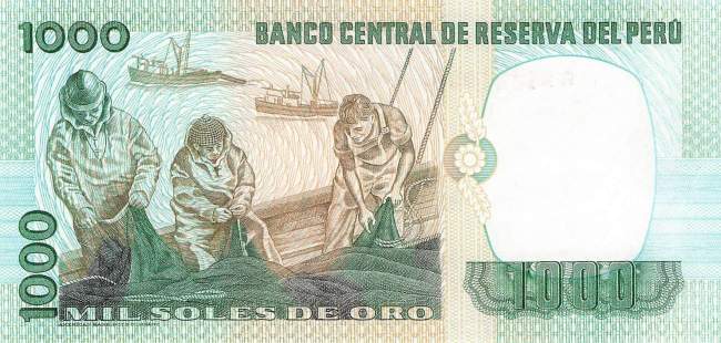 1000 Soles de Oro 1979